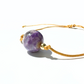 Charoite Minimalist Bracelet - Anxiety