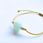 Green Angelite Minimalist Bracelet - Peace