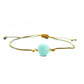 Green Angelite Minimalist Bracelet - Peace