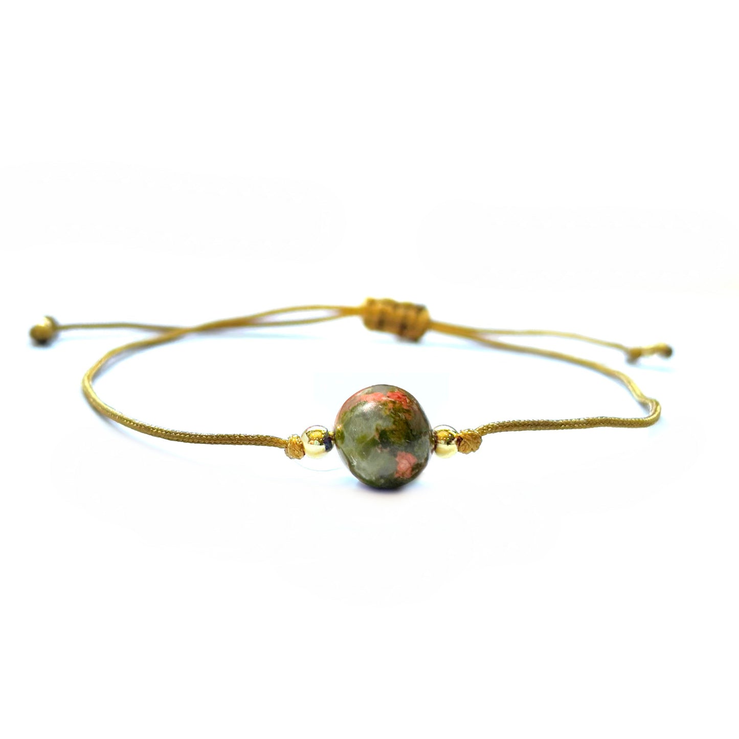 Unakite Minimalist Bracelet - Sleep