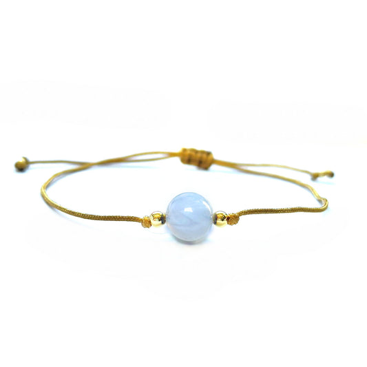 Chalcedony Minimalist Bracelet - Self Trust