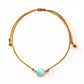 Aquamarine Minimalist Bracelet - Stress