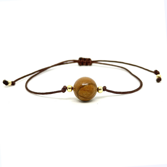 Paisina Jasper Minimalist Bracelet - Happiness