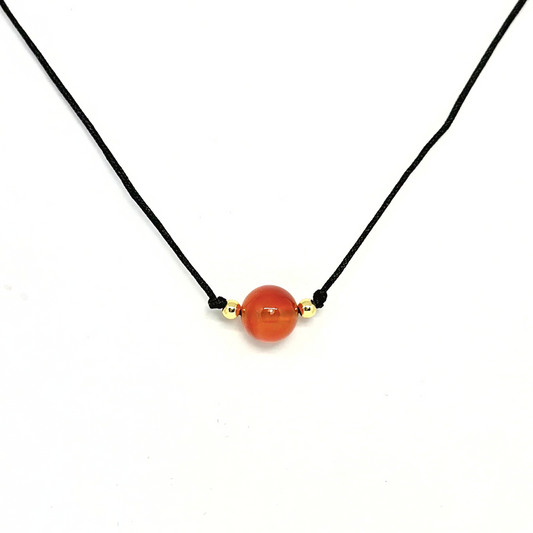 Carnelian Minimalist Necklace - Empowerment