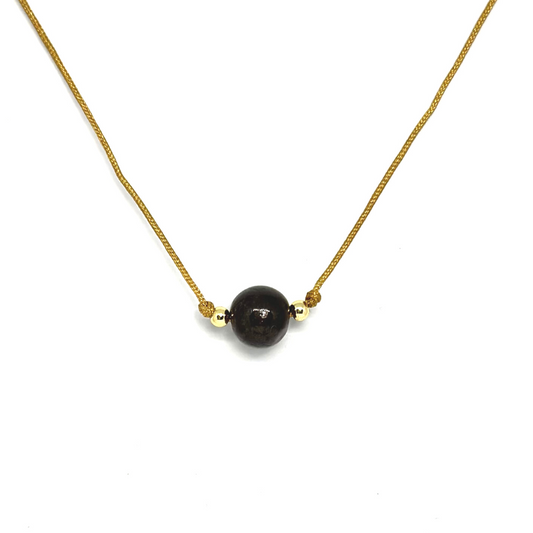 Garnet Minimalist Necklace - Passion