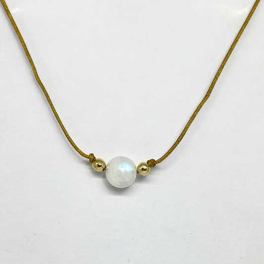 Moonstone Minimalist Necklace - New beginnings