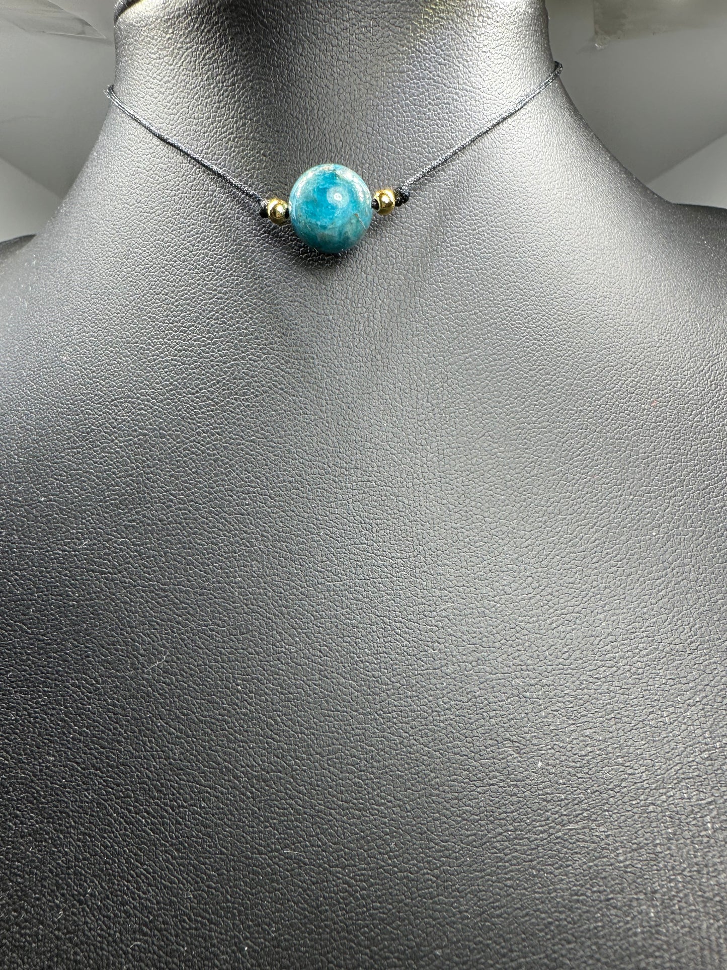 Apatite Minimalist Necklace - Motivation