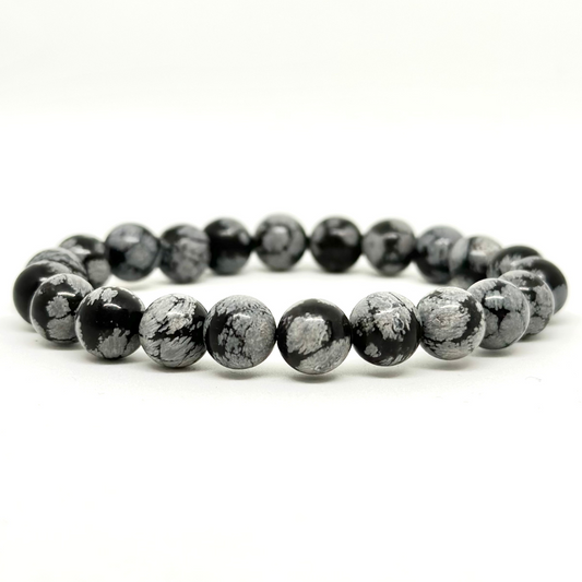 Snowy Obsidian Bracelet - Problem Solving