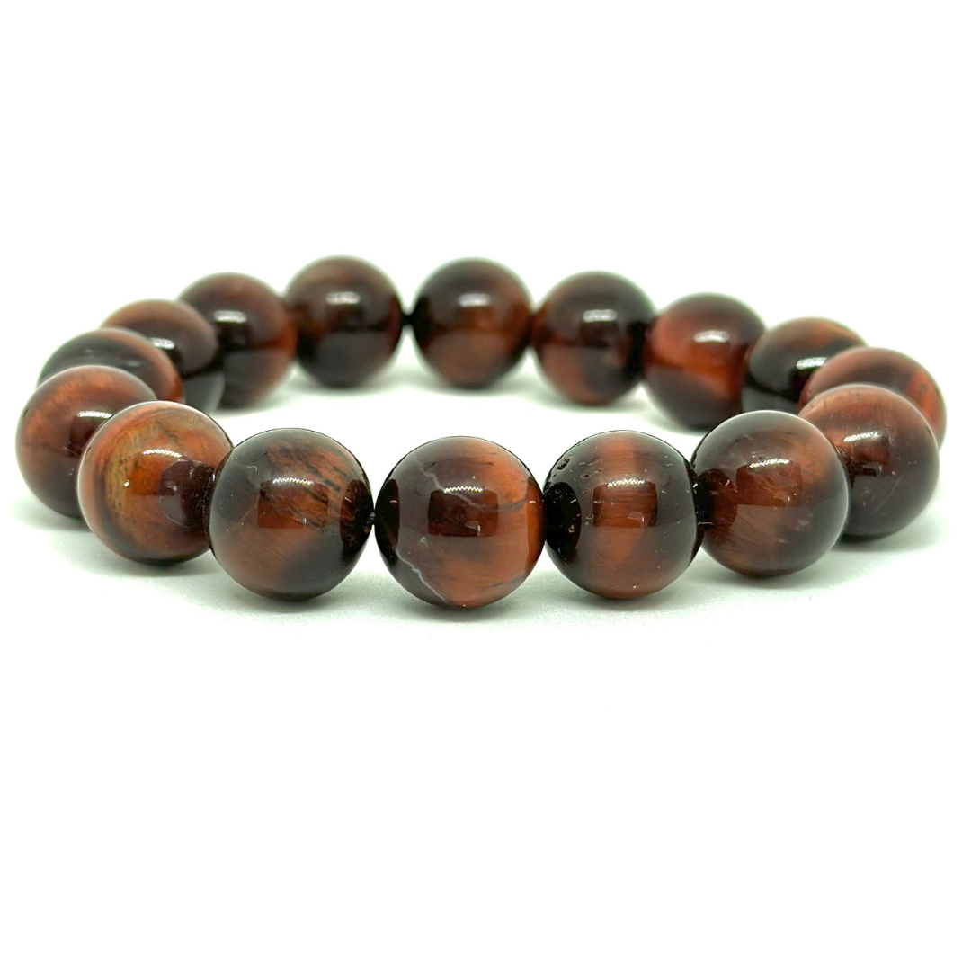 Red Tiger Eye Minimalist Bracelet - Money