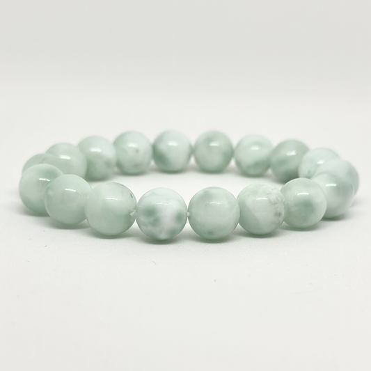 Green Angelite Bracelet - Peace